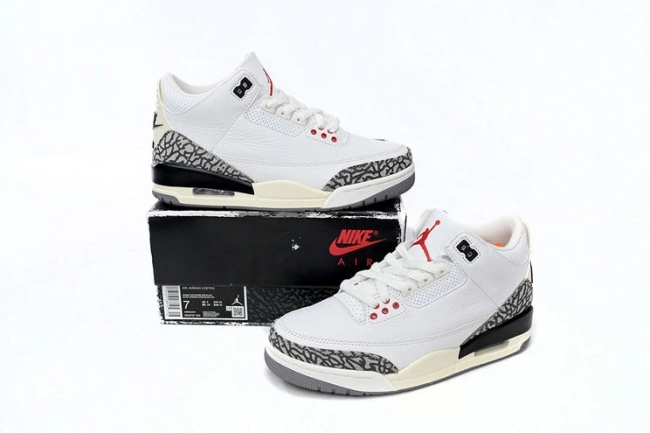 Cheap Husky Reimagined Cement White DN3707-100 Retro Jordan 3 0819